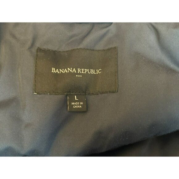 Banana Republic Mens Indigo Spire Winter Stadium Jacket Size Large Style 490467 - Picture 4 of 6